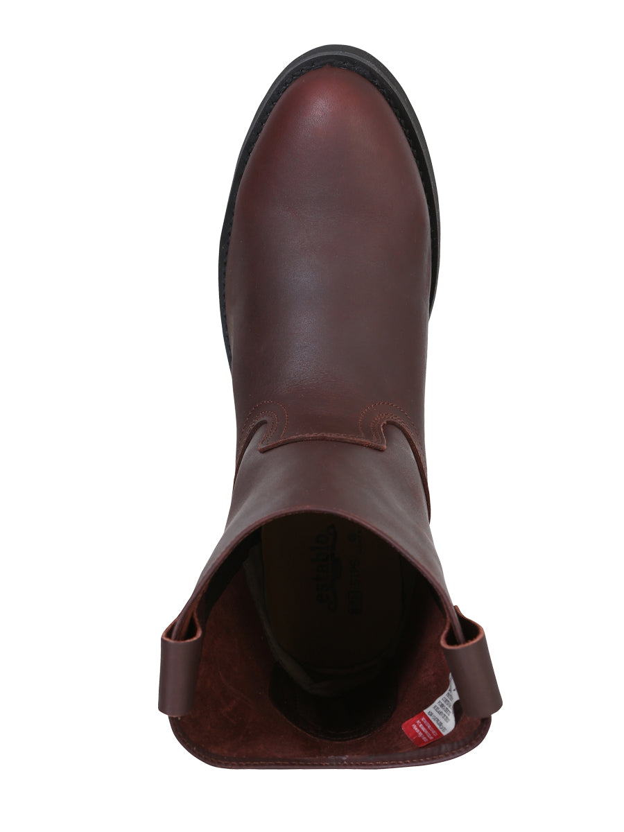 Establo Men's Work Boot - Leather Grasso - Shedron 316