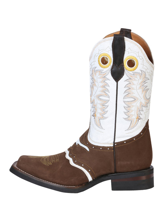 El General Rodeo Boot - Crazy Nobuck Dark Brown 33313