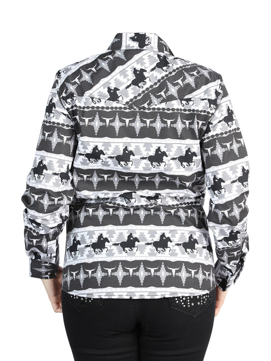 El General - Casual Long-Sleeve Shirt - Black 44479