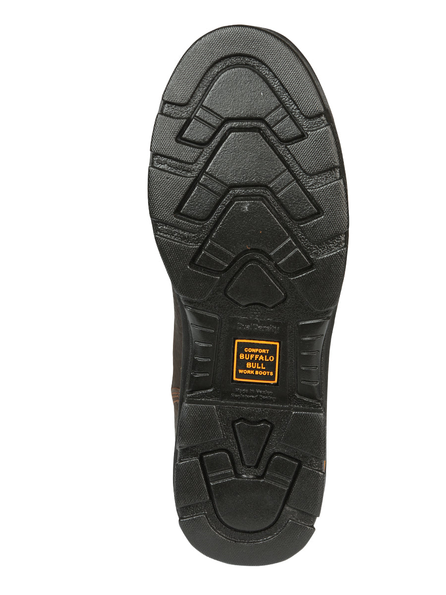 Buffalo & Bull Men’s Work Boots with Toe Cap Bovine Leather - Rino Moka 45260