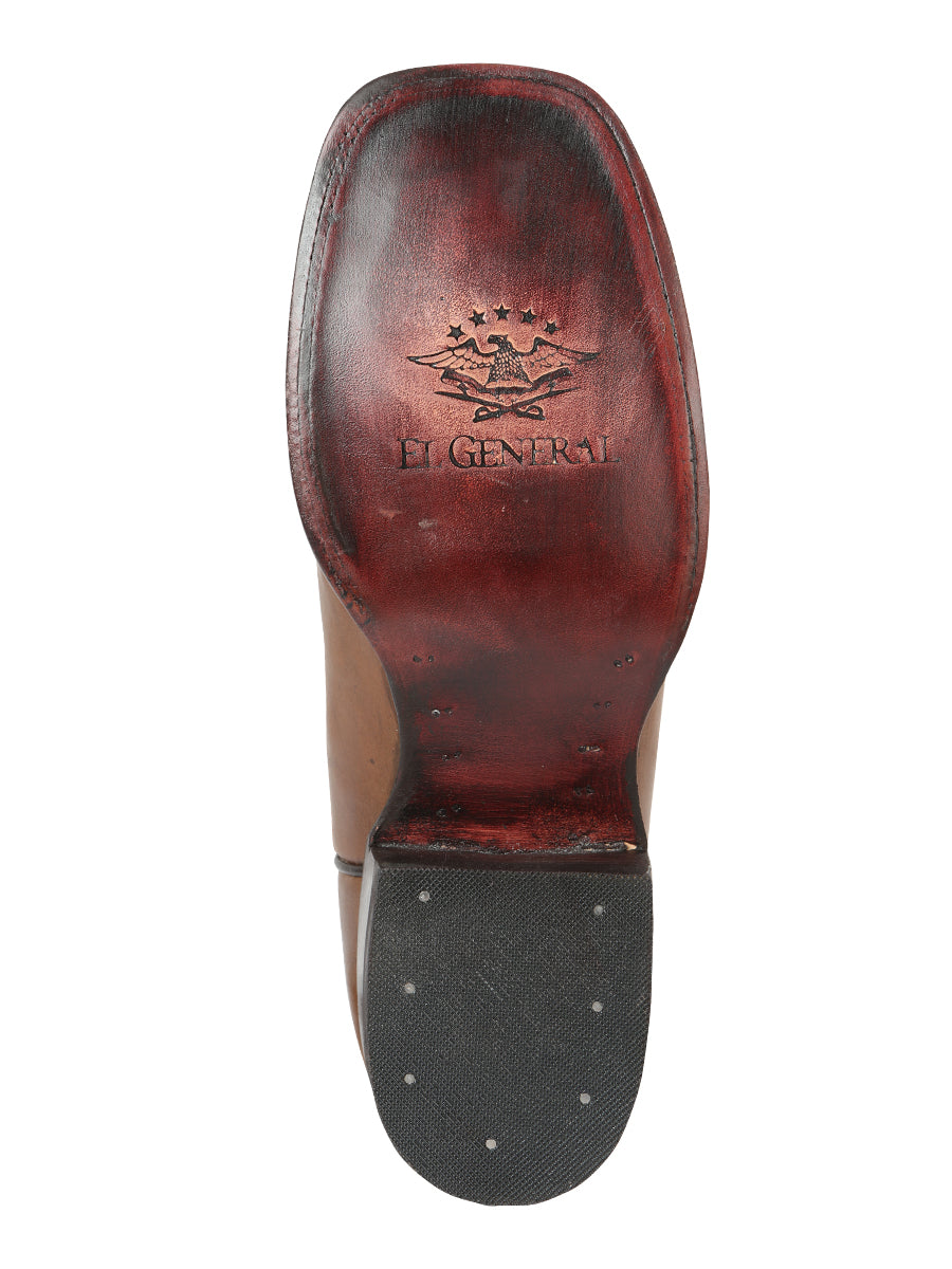 El General Men’s Rodeo Boots - Brown 45580