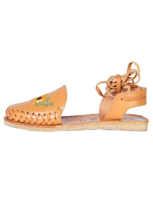 Mexican Artisanal Sandals Leather Tan 603920