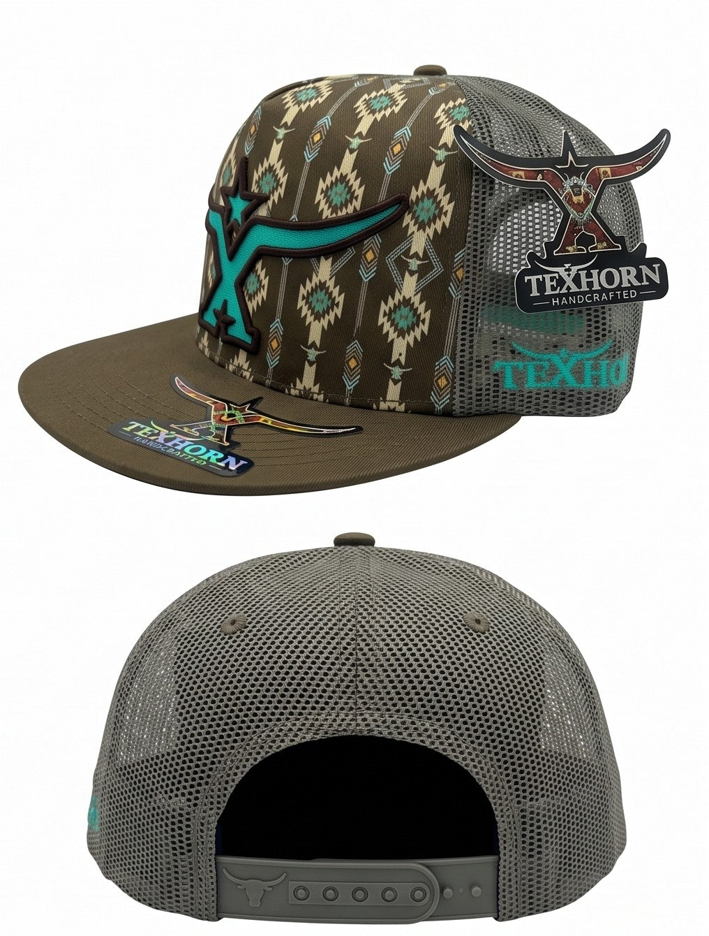 Cap TexHorn longhorn dark Green