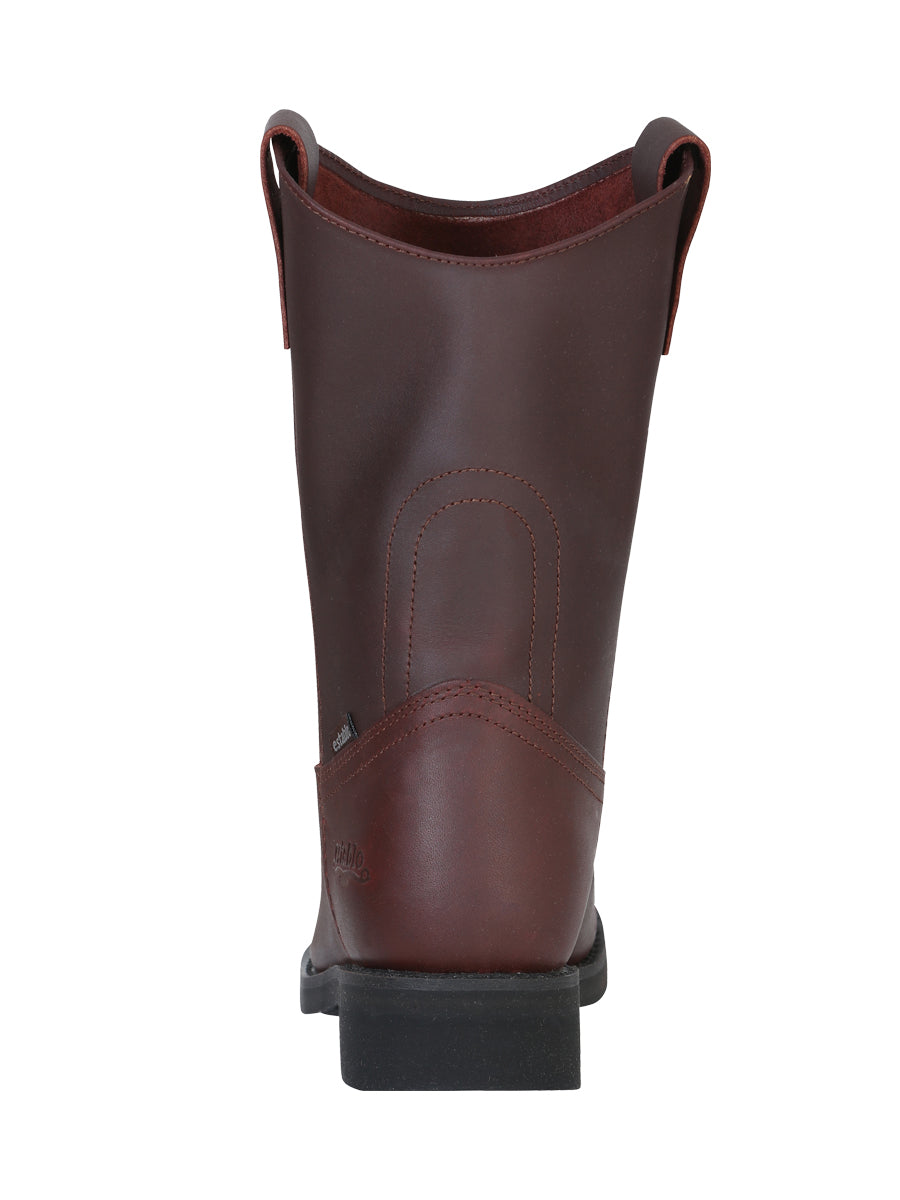 Establo Men's Work Boot - Leather  Grasso - Shedron 316