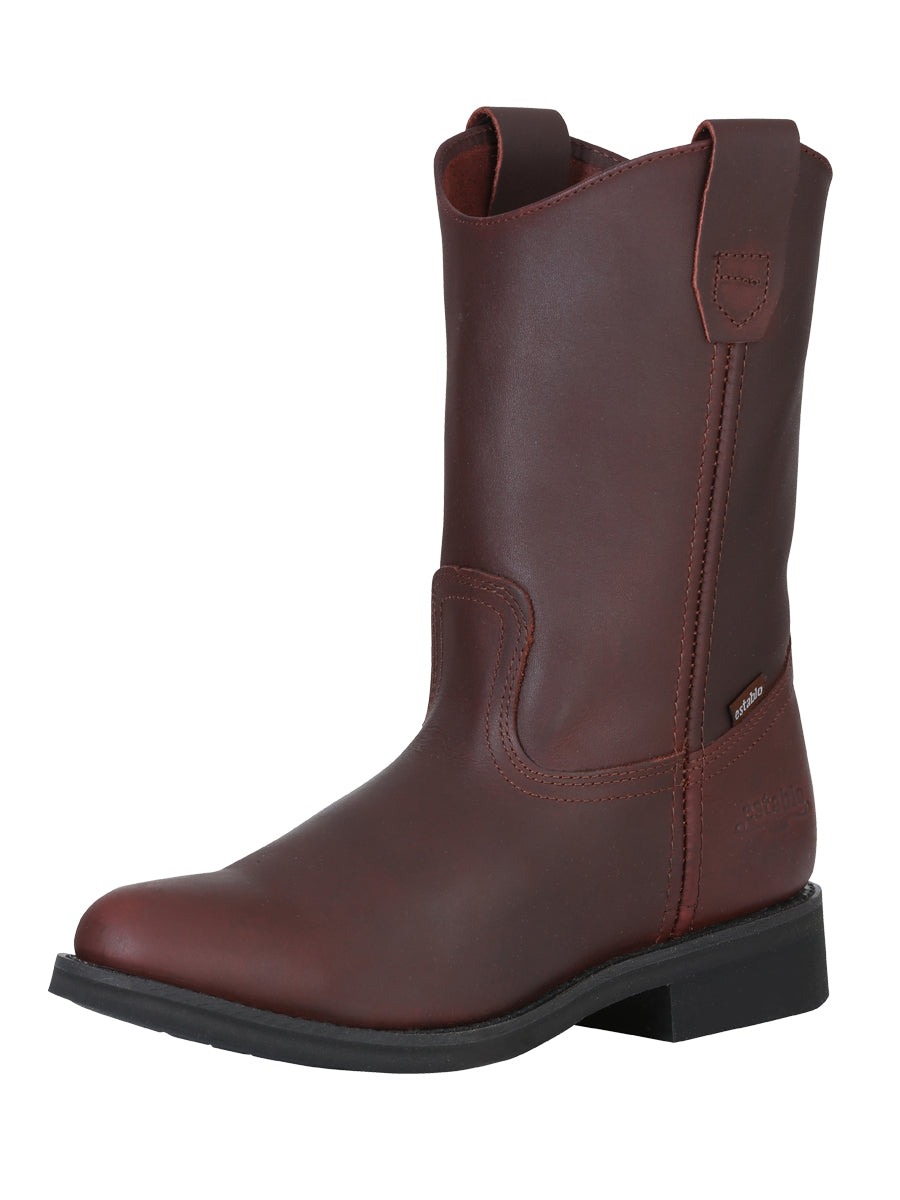 Establo Men's Work Boot - Leather  Grasso - Shedron 316