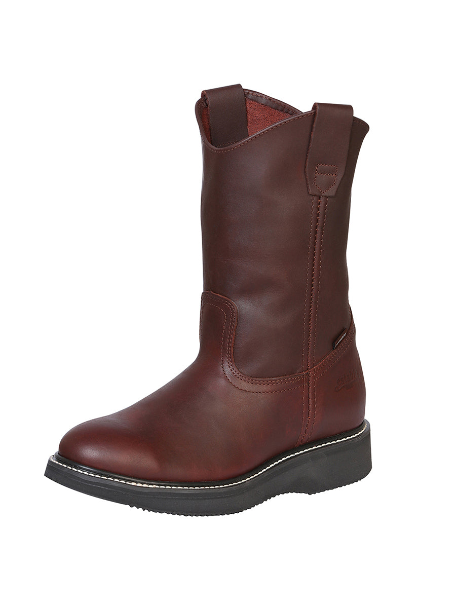 Establo Men’s Work Boot Grasso Leather

 - Vino 24962