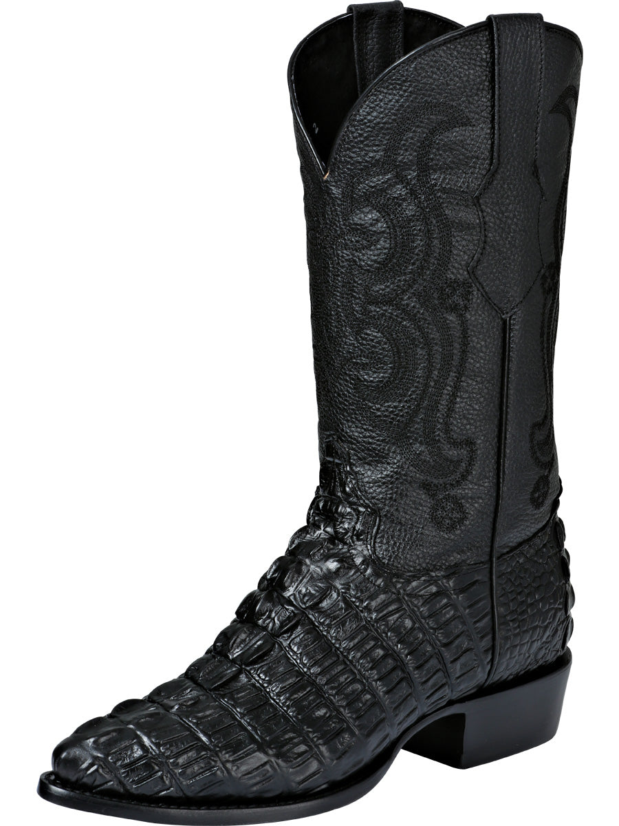 Cowboy boot  El Senor de los Cielos - Caiman  - Black 40842