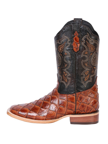 El General Rodeo Boot - Imitación  Pirarucu - Cognac 41793