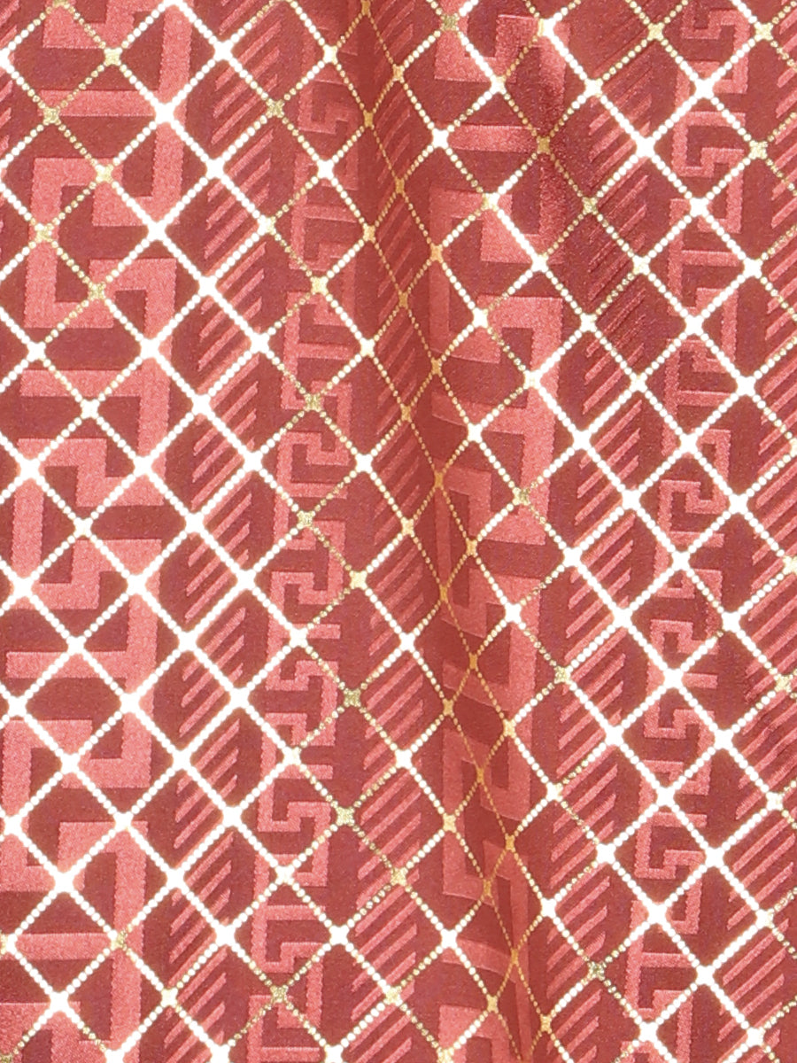 El General Burgundy Casual Long-Sleeve Shirt 44552