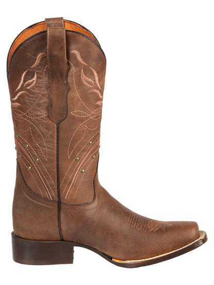 El General Women’s Rodeo Boot  - Alazan Brown 44854