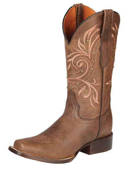 El General Women’s Rodeo Boot  - Alazan Brown 44854