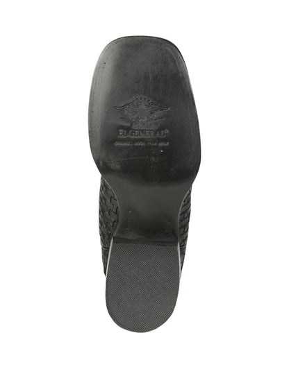 El General Women’s Rodeo Boots Petatillo - Black 44856