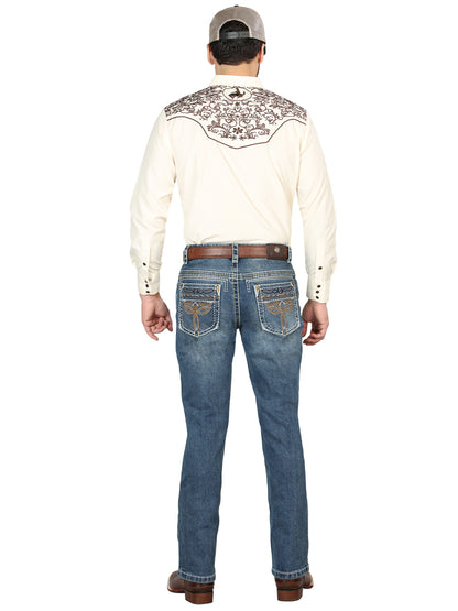 Centenario Bootcut Denim Jeans - Dark Blue 44969