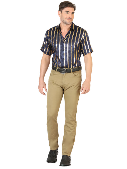 Centenario Slim Fit Denim Pants - Khaki 45542
