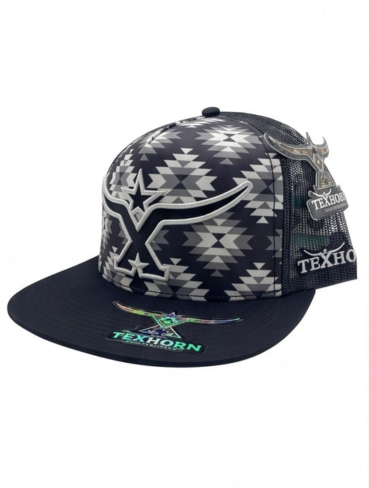 Cap TexHorn longhorn Black
