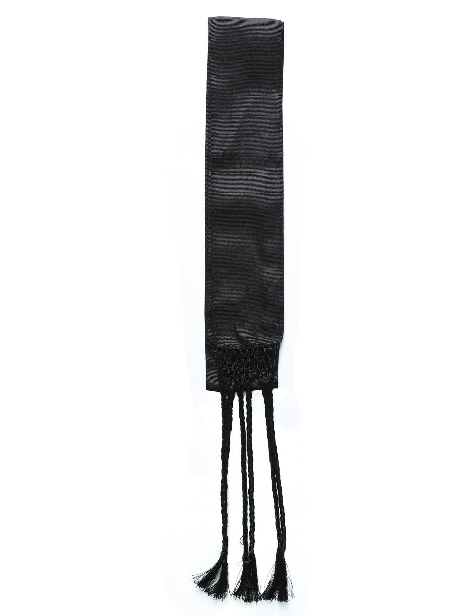 Mexican Charro Sash-Belt 50% Cotton, 50% Polyester Black  601364