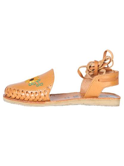 Mexican Artisanal Sandals Leather Tan 603920