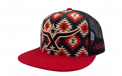 Cap TexHorn longhorn Red