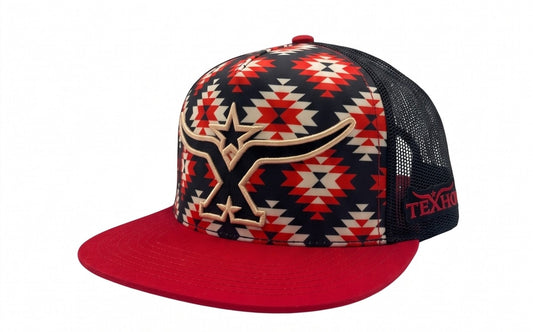 Cap TexHorn longhorn Red
