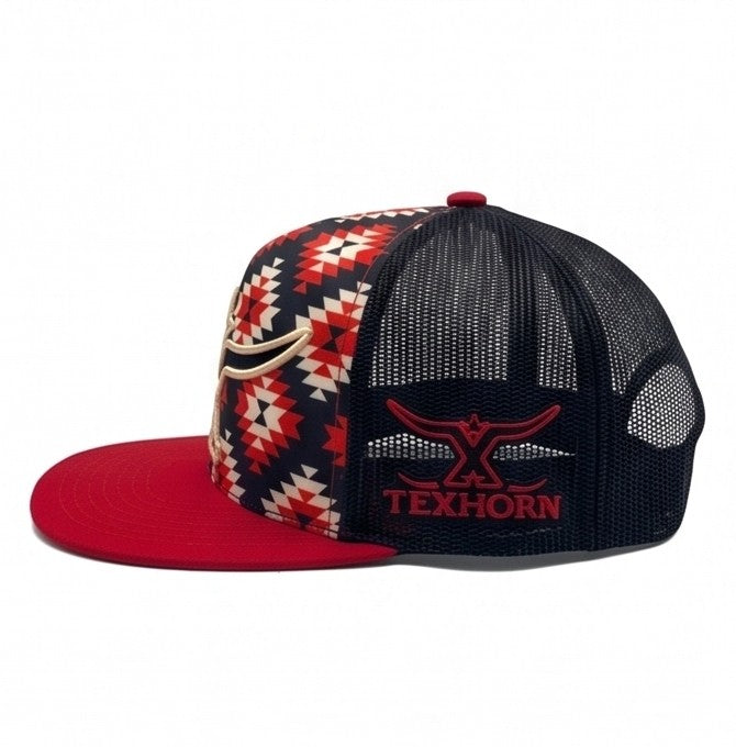 Cap TexHorn longhorn Red